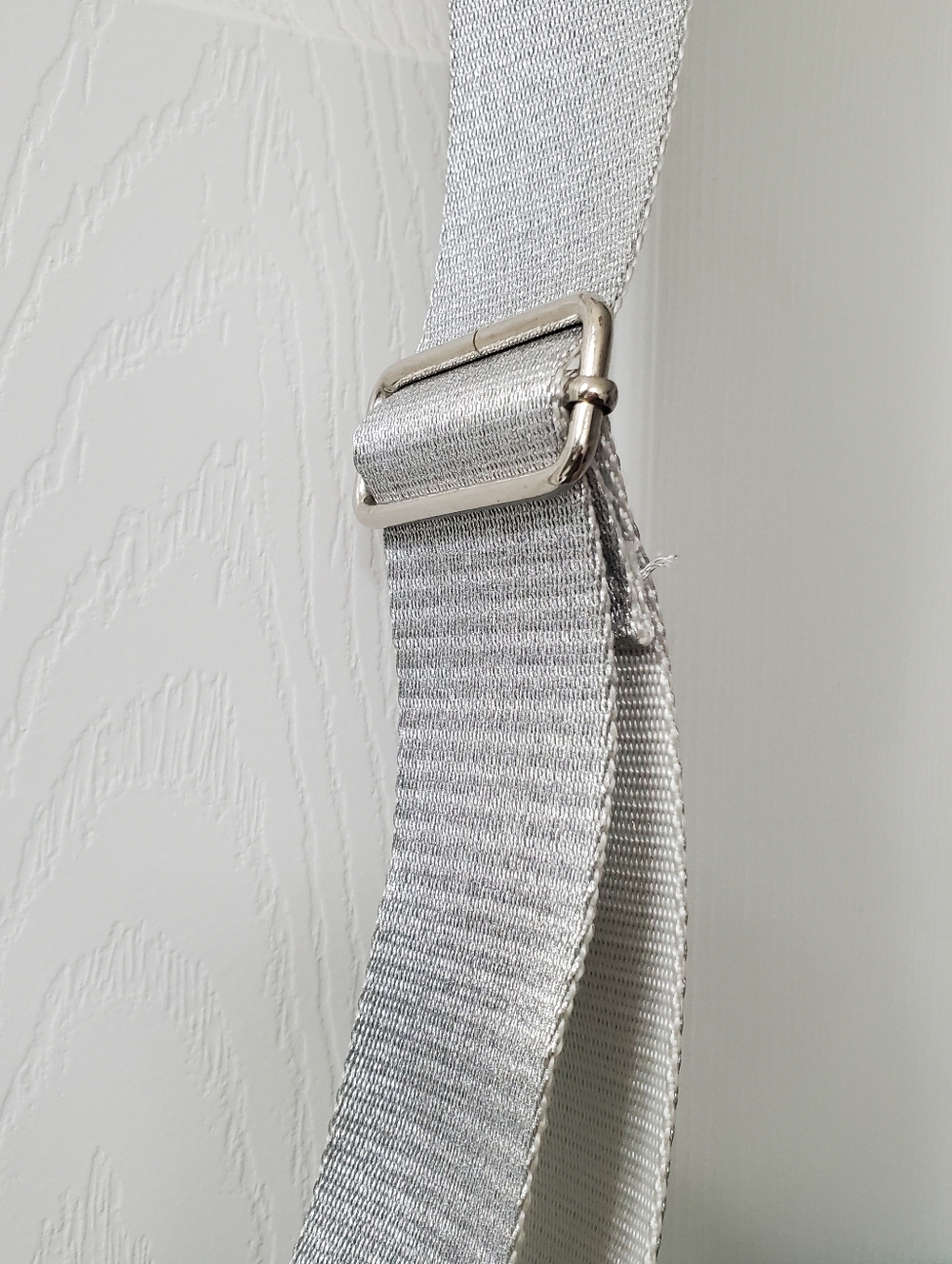 Sparkle Castle Crossbody Bag in Light Blue and White - Picture 3 of 7